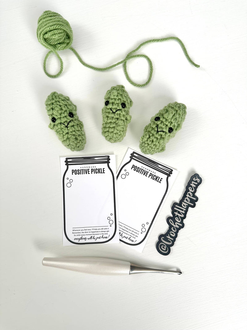 Pocket Crochet Positive Pickle
