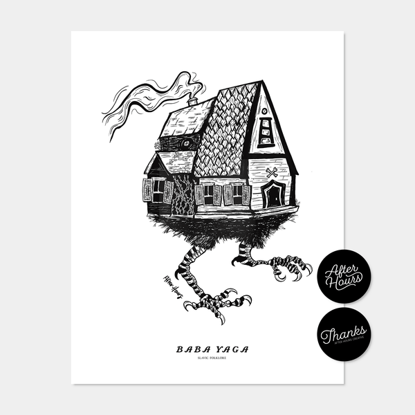 Baba Yaga 8x10 Print