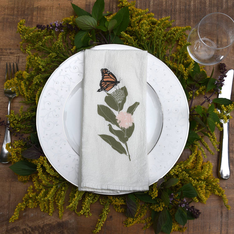 Swallowtails + Monarchs Napkins / Set of 4