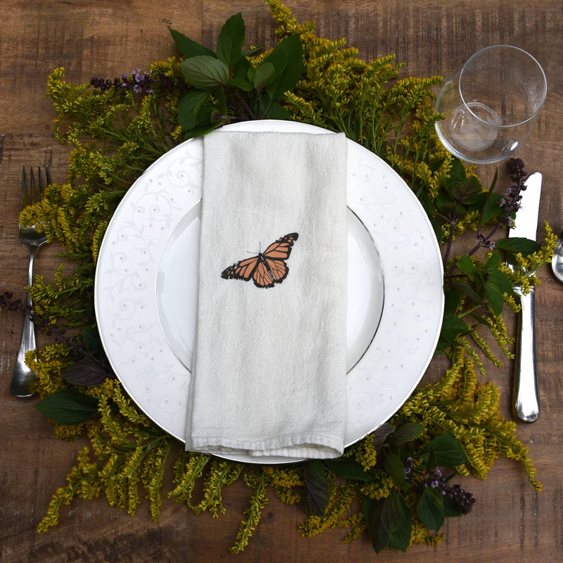 Swallowtails + Monarchs Napkins / Set of 4