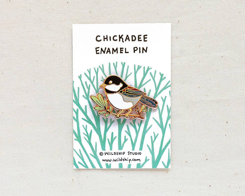 Chickadee Enamel Pin