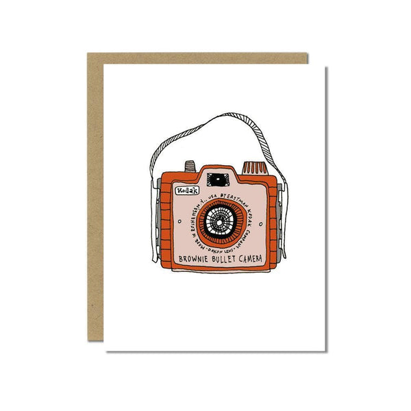 Brownie Bullet Camera Greeting Card