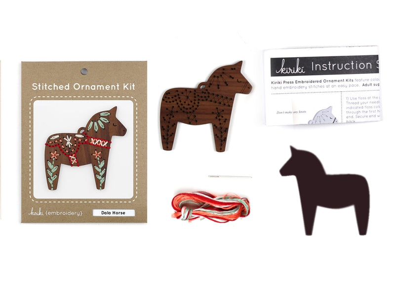 DIY Ornament Stitch Kit | Dala Horse