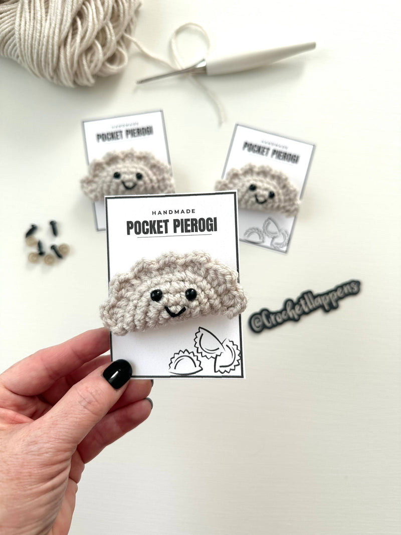 Crochet Pocket Pierogi