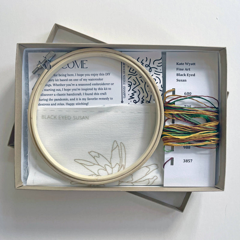 Black Eyed Susan (5") DIY Embroidery Kit