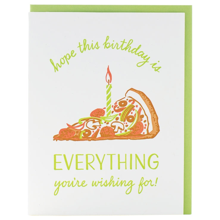 Everything Pizza Card