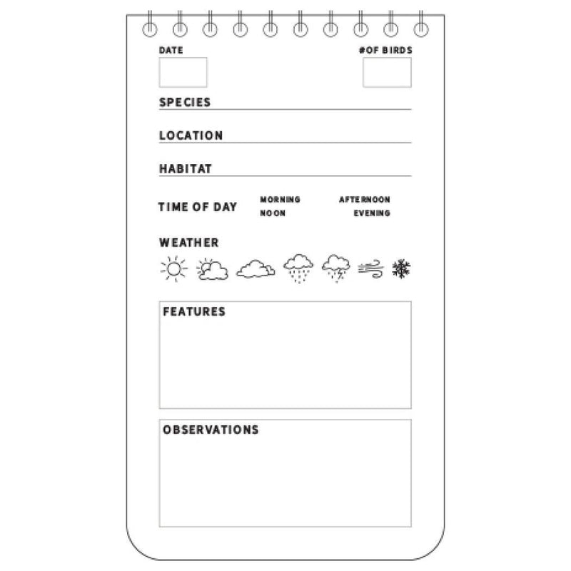 A Pocket Log for Birders