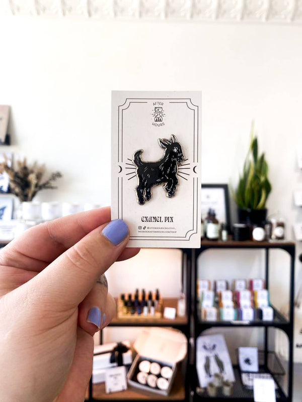 Goat Hard Enamel Pin