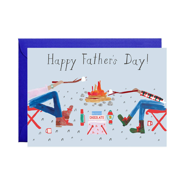 Fire Chat - Father's Day Greeting Card