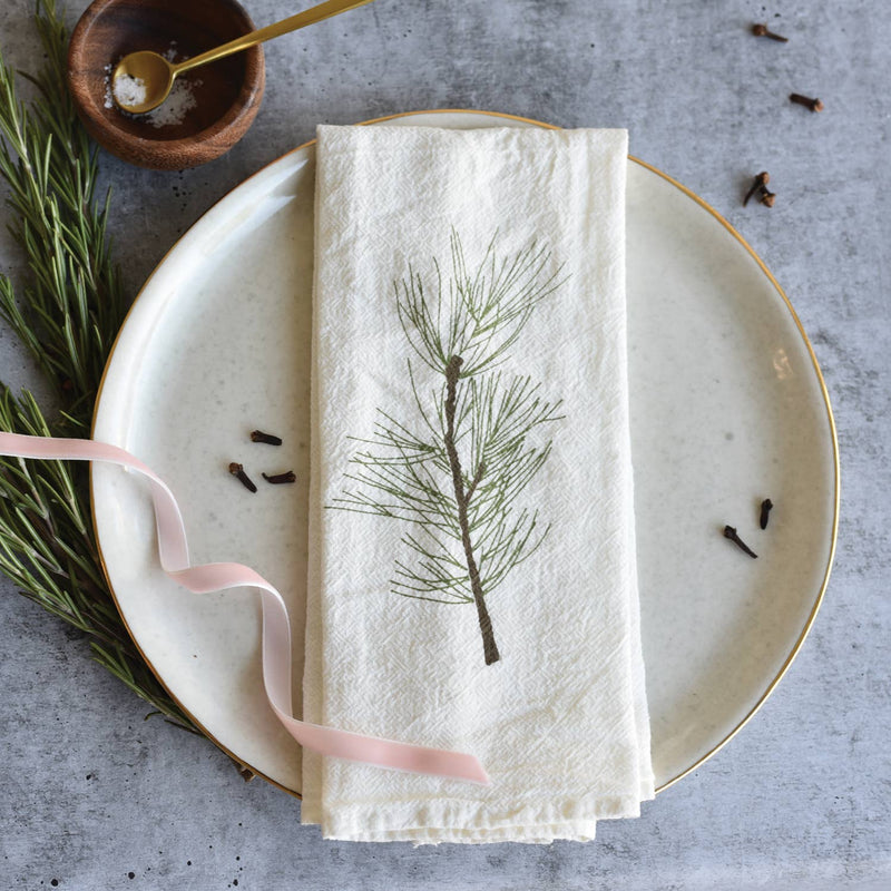 Winter Greens Napkins / Set of 4