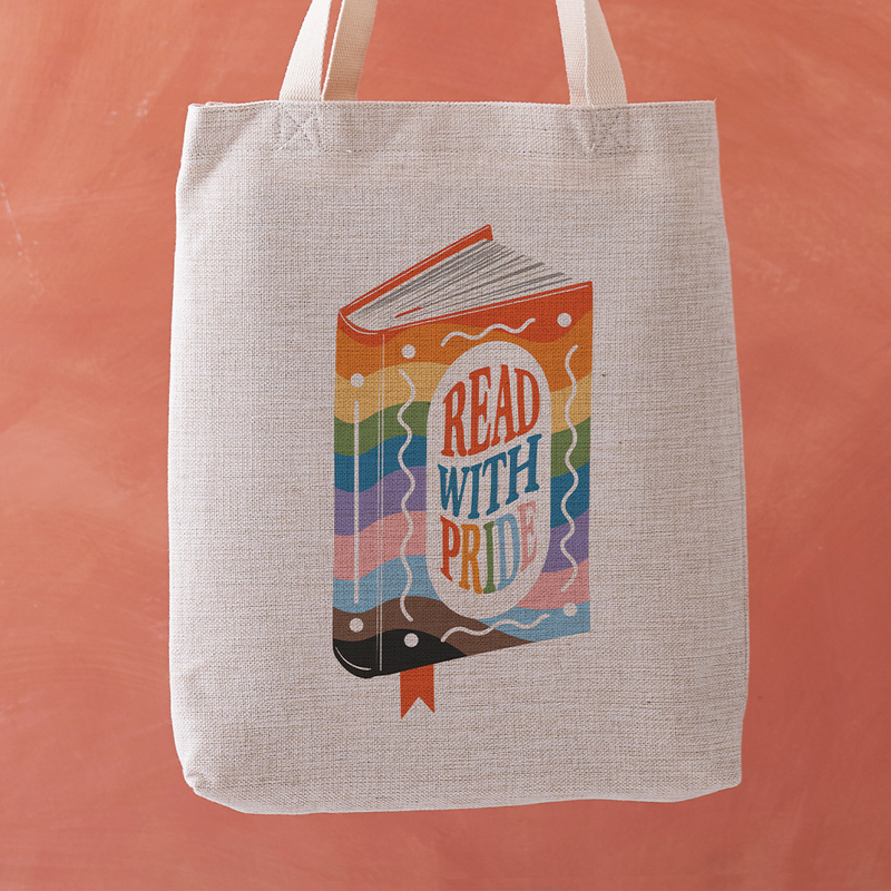 Read with Pride Tote Bag