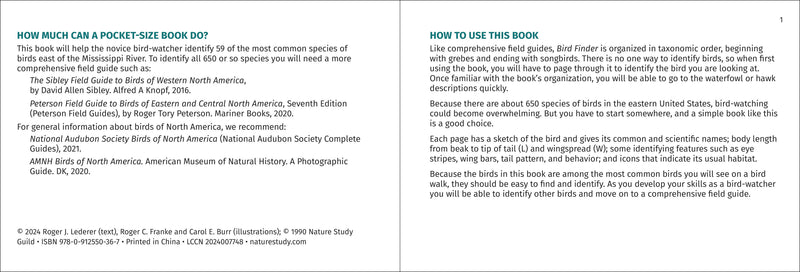Bird Finder Pocket Guide