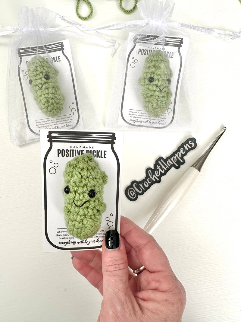 Pocket Crochet Positive Pickle