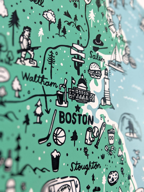 Massachusetts Print