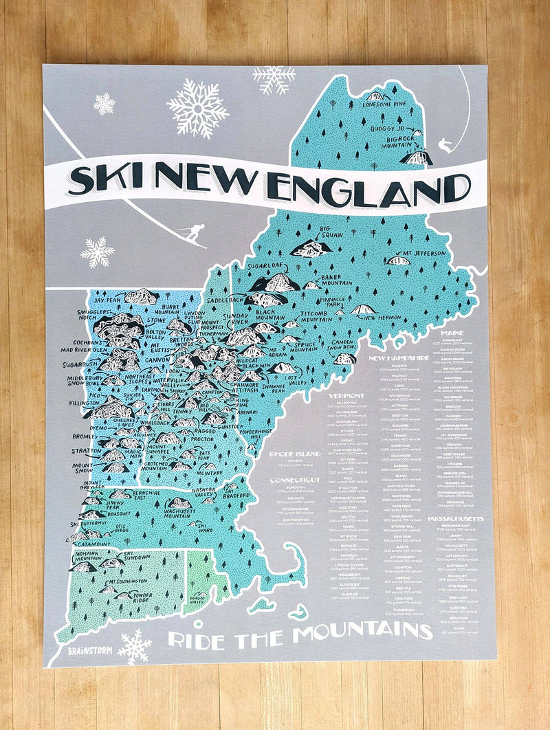 Ski New England Print