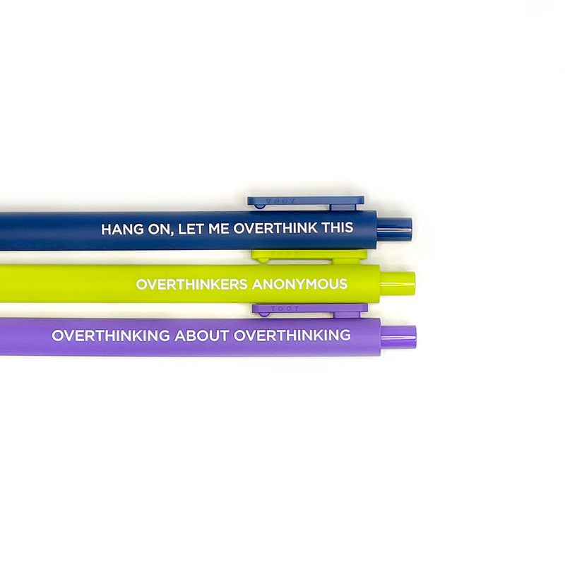 Overthinkers Pen Set