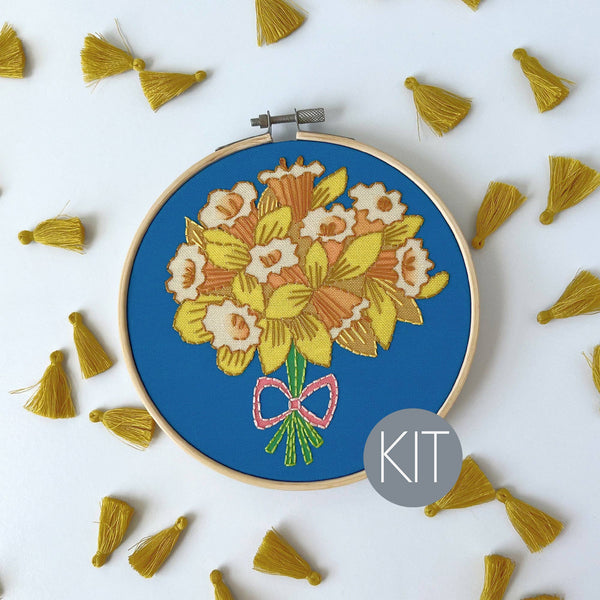 Daffodil Embroidery Kit