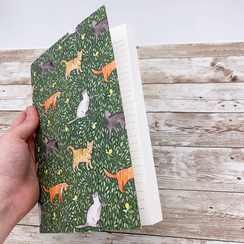 Cat A5 Lined Notebook