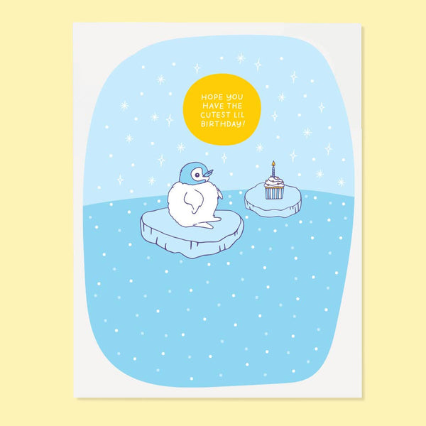 Penguin Lil Bday Card