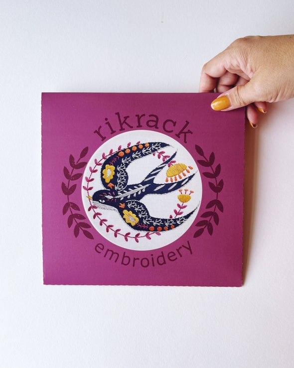 Swallow Embroidery Kit | DIY