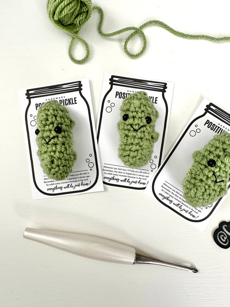 Pocket Crochet Positive Pickle