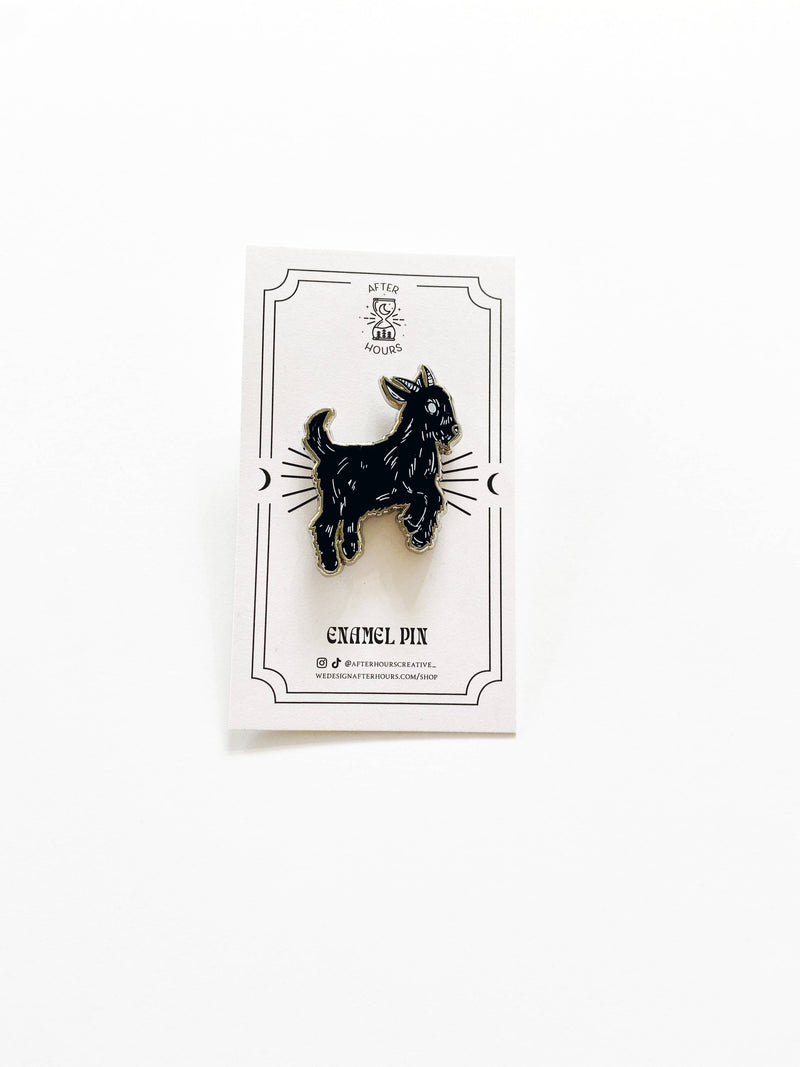 Goat Hard Enamel Pin