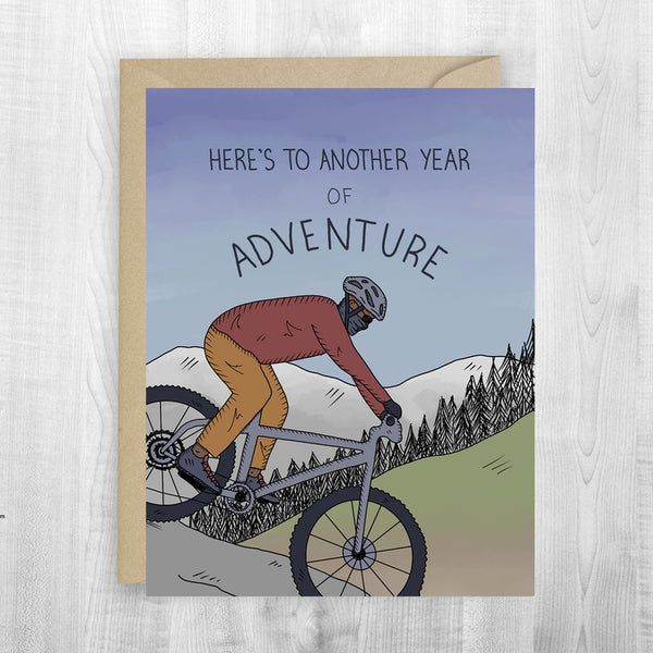 Adventure Biking Card