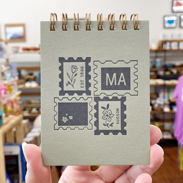 Postage Stamp Hudson Mini Jotter