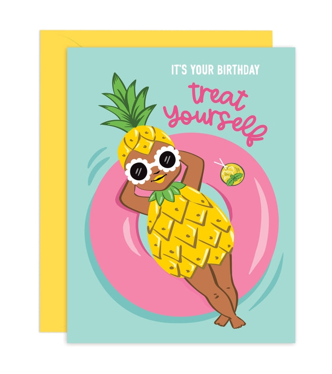 Pineapple Treat Yourself Card