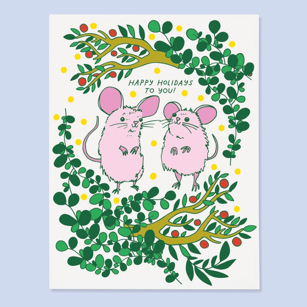 Holiday Mice Card