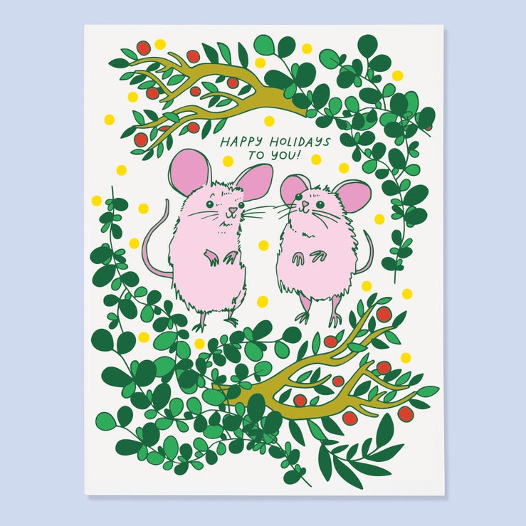 Holiday Mice Card