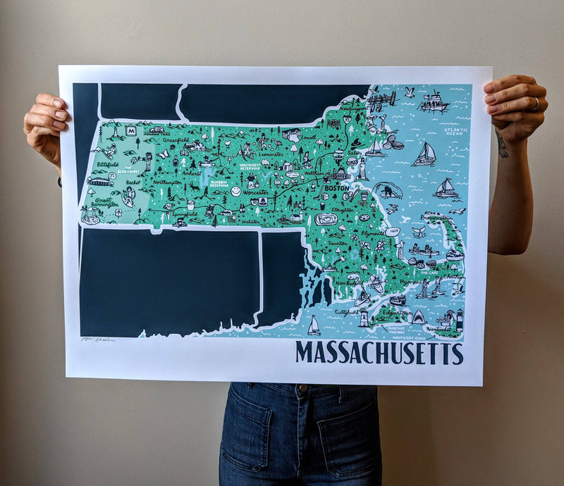 Massachusetts Print