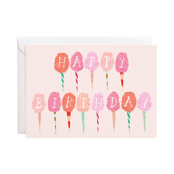 Cotton Candy - Birthday Greeting Card