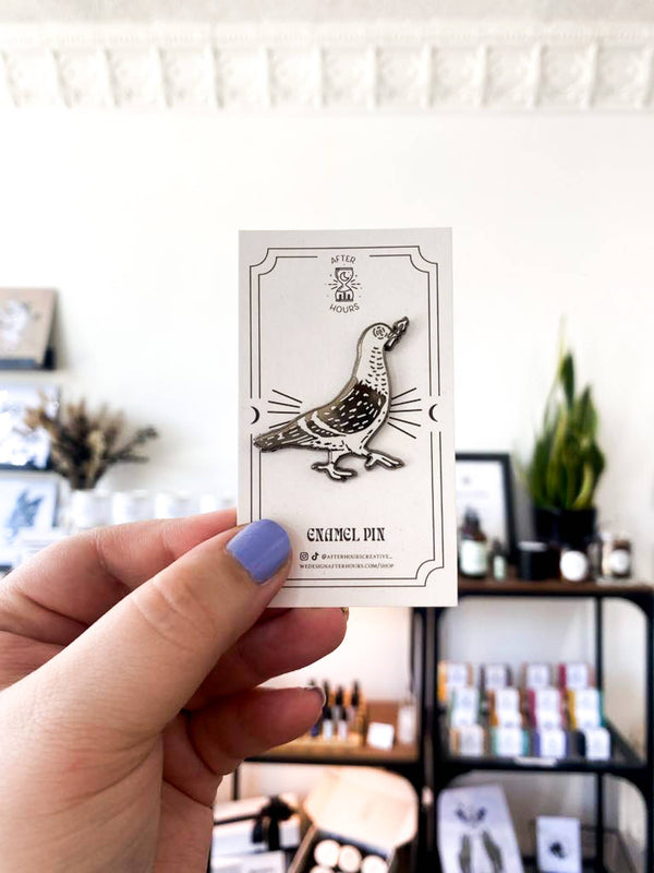 Pigeon Hard Enamel Pin