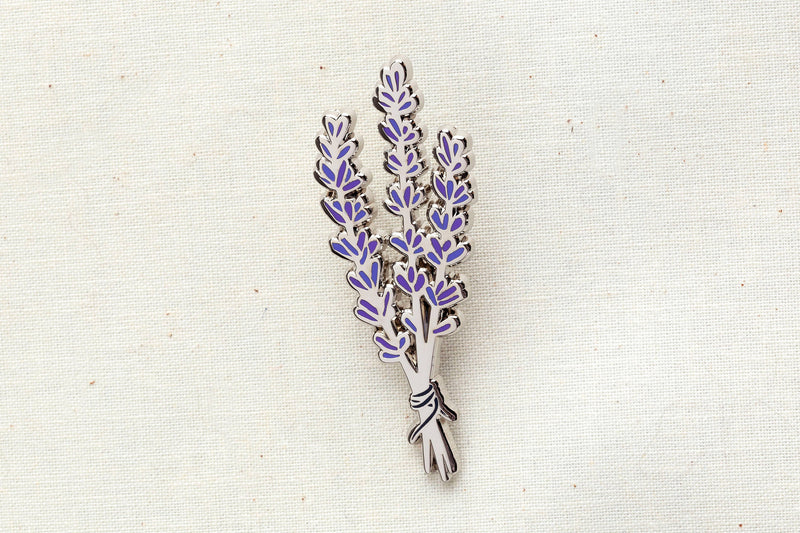 Lavender Enamel Pin