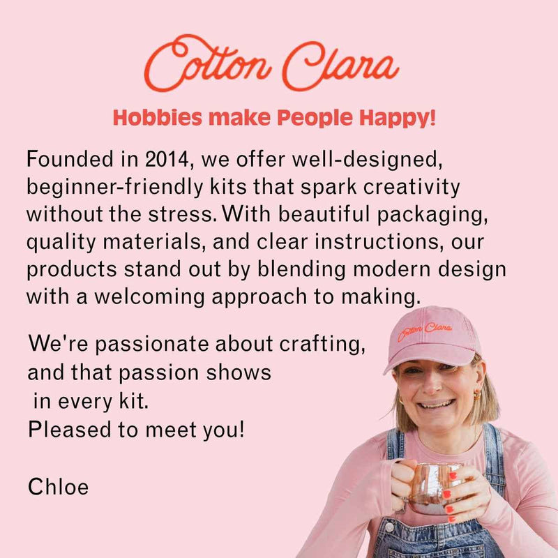 Bat Cross Stitch Kit for Beginners