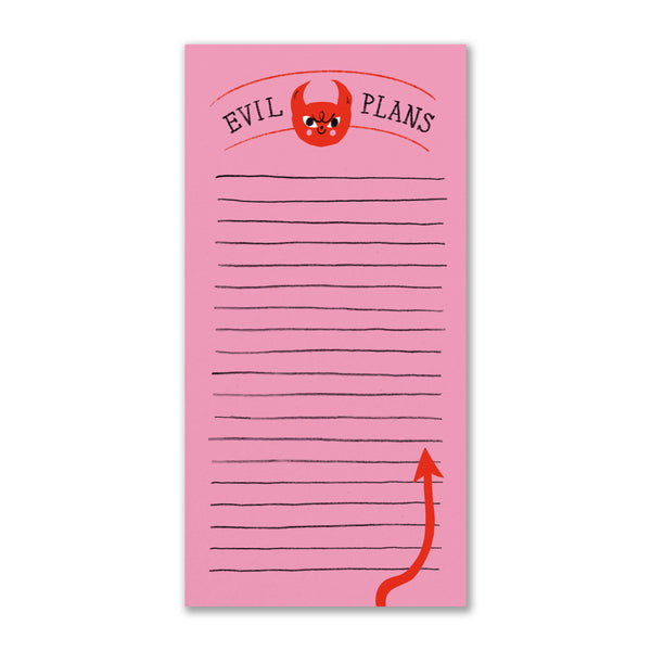 Evil Plans Notepad