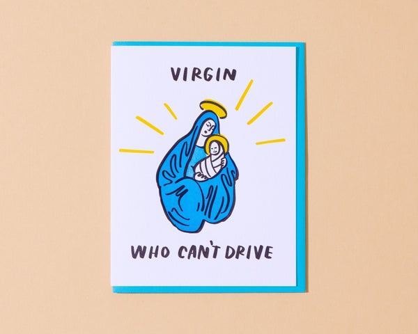 Virgin Who Can't Drive Card