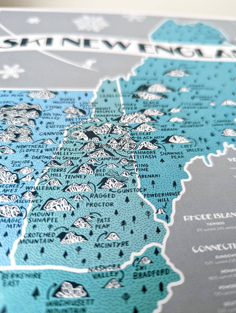 Ski New England Print