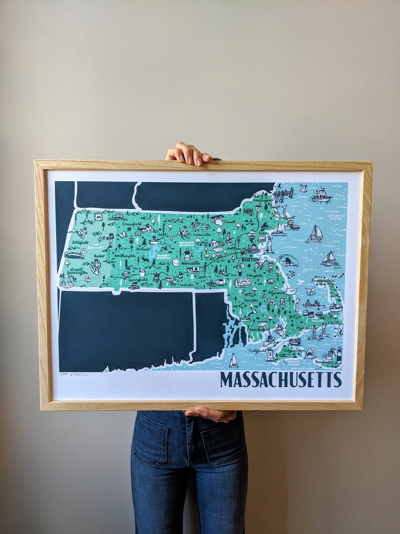 Massachusetts Print