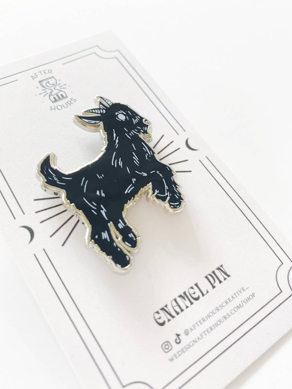 Goat Hard Enamel Pin