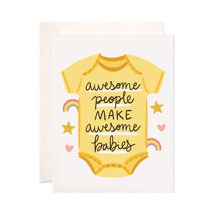 Awesome Baby Card