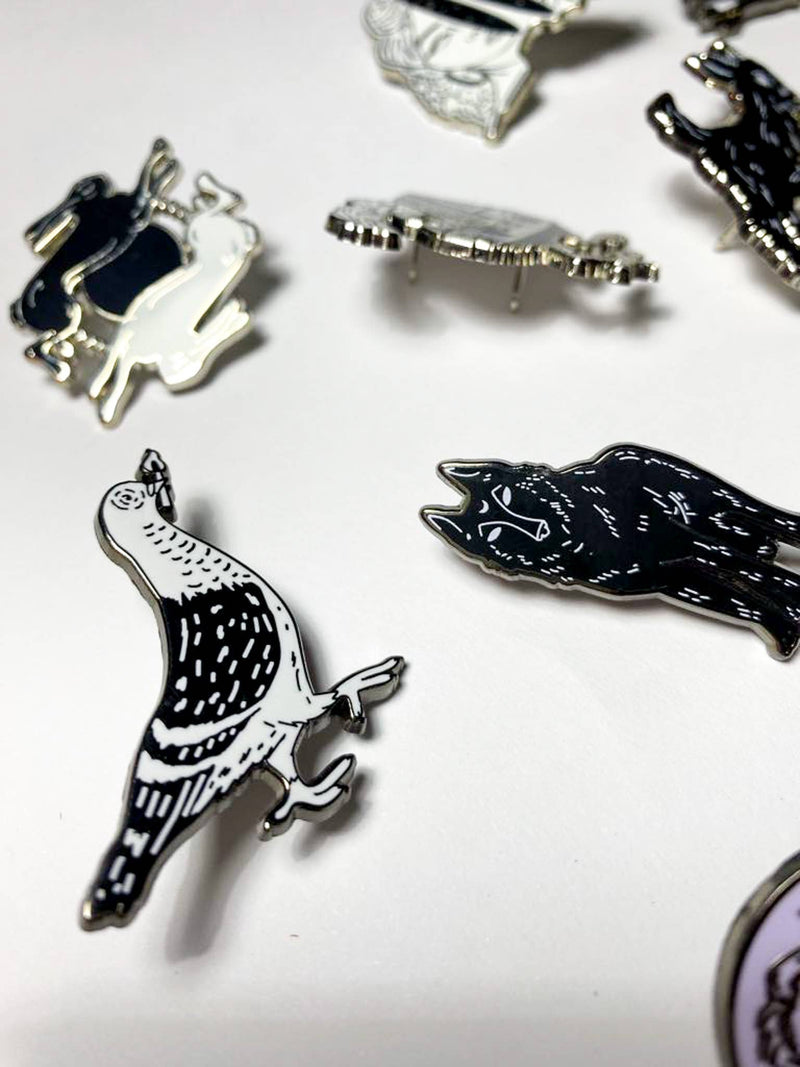 Pigeon Hard Enamel Pin