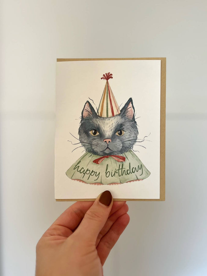 Birthday Cat Card