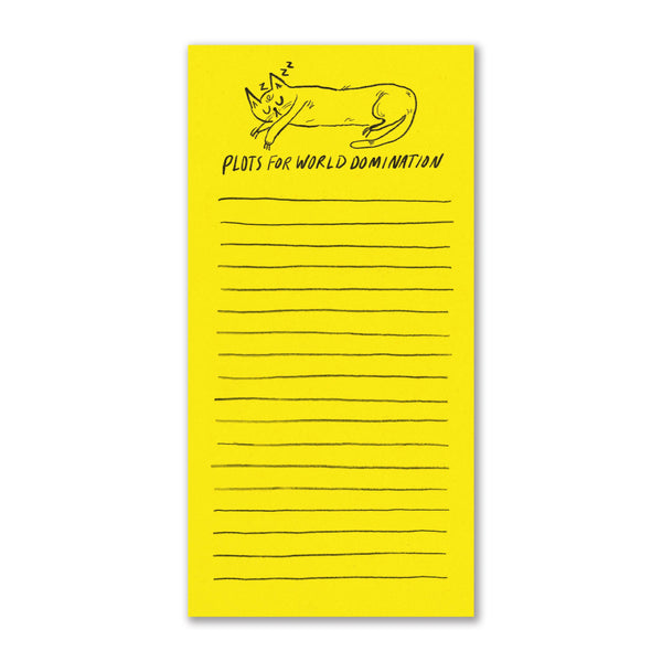 World Domination Notepad