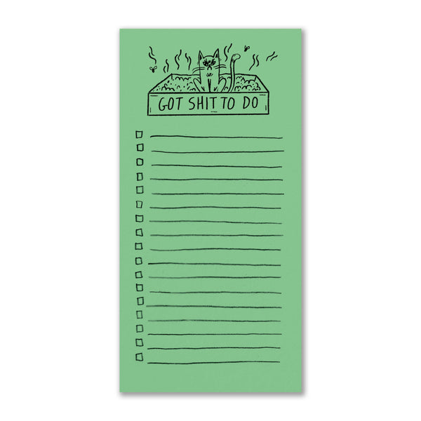 Sh*t to Do - Snitty Kitty Notepad