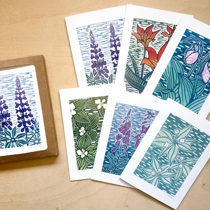 Wildflower Boxed Greeting Card Set of 6