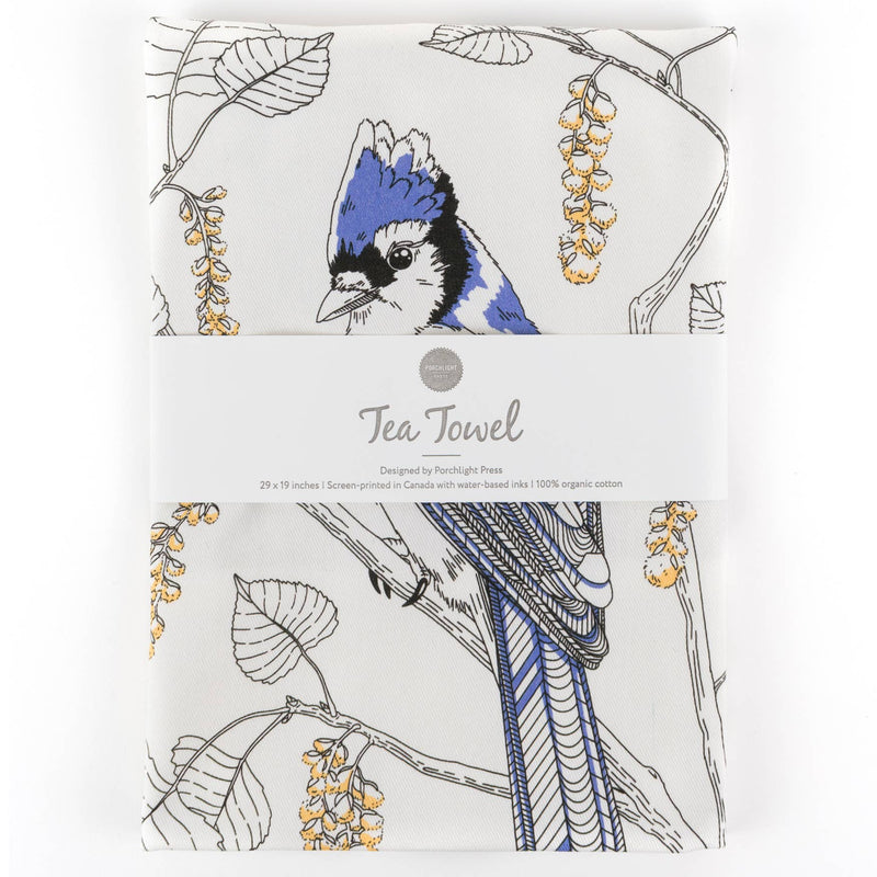 Blue Jay Tea Towel