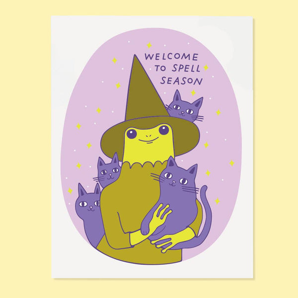 Spell Season Halloween Card