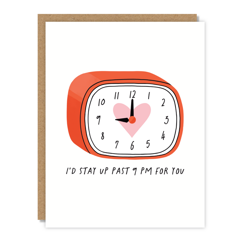 Stay Up Late Card